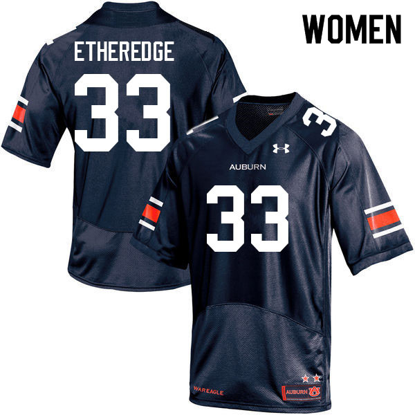 Women's Auburn Tigers #33 Camden Etheredge Navy 2022 College Stitched Football Jersey